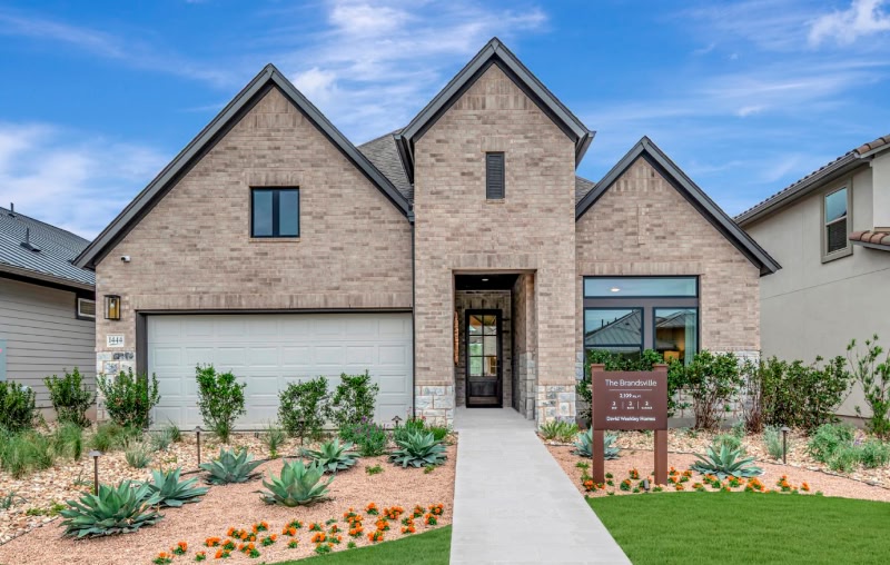 exterior of brandsville model at kissing tree