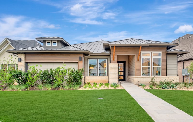 exterior of copperchase model at kissing tree