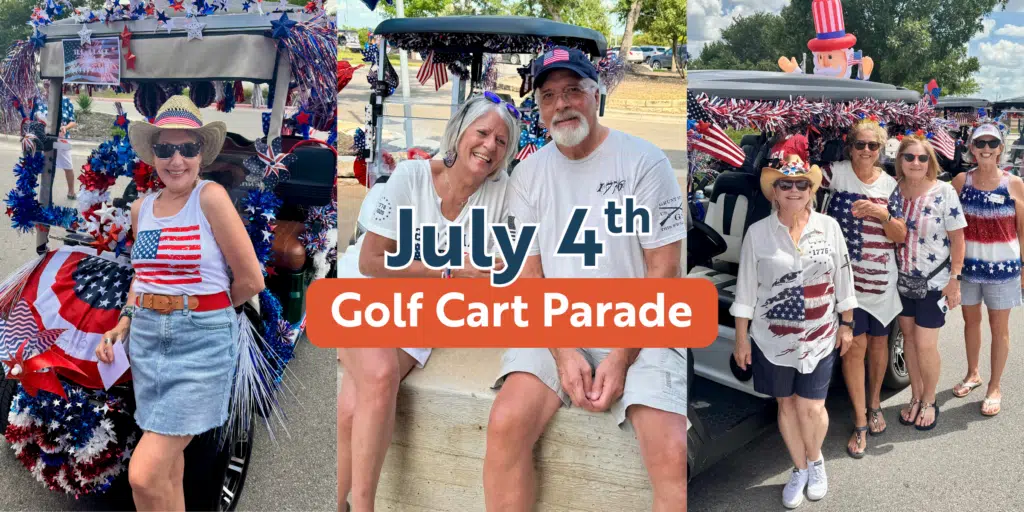 Kissing Tree Golf Cart Parade
