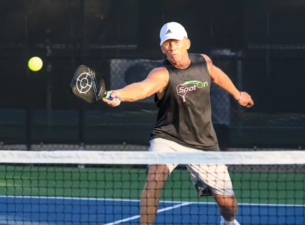 dave davlin playing pickleball