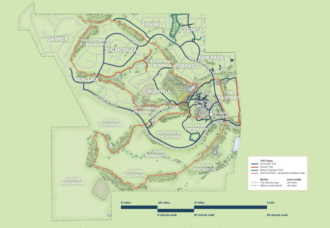 Trail Map of Kissing Tree Check Out All the Different Trails
