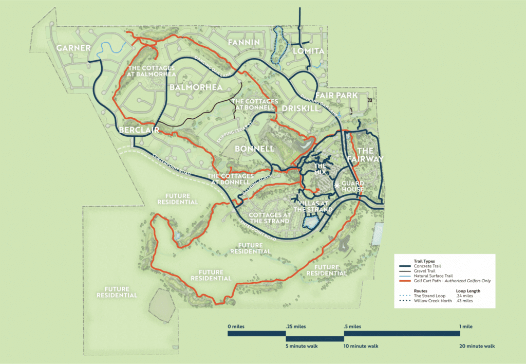 Trail Map of Kissing Tree - Check Out All the Different Trails