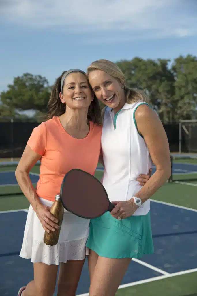 pickle ball players