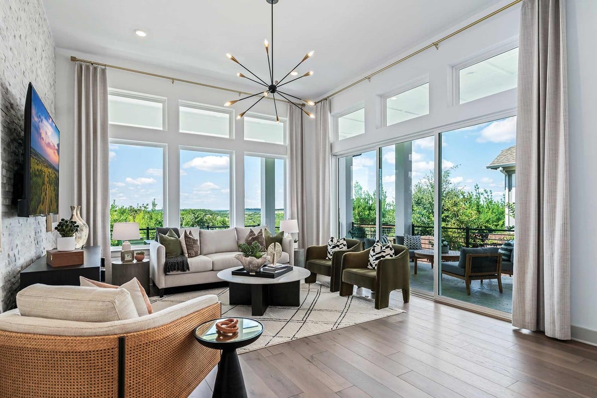 David Weekley living room image