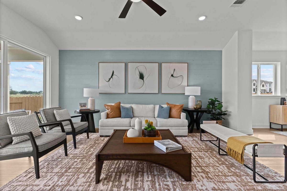 David Weekley living room image