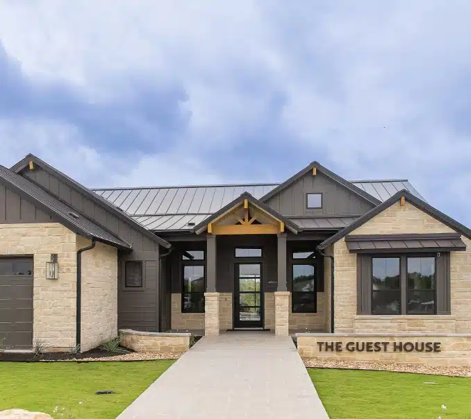 Exterior of Welcome Center home
