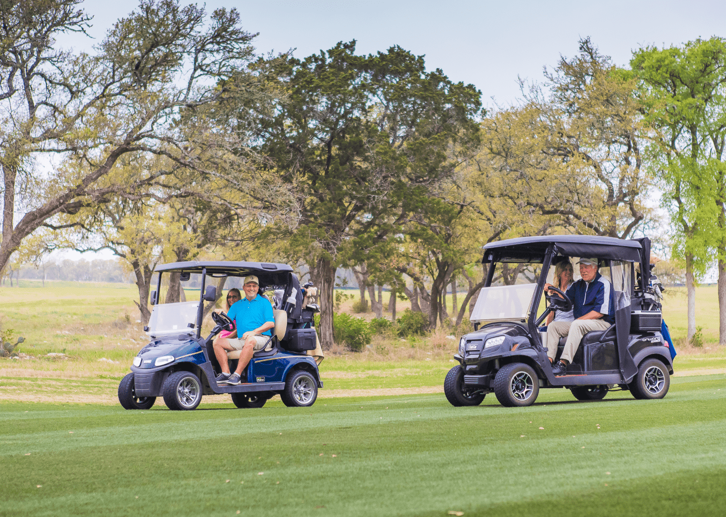 Golf Course and Golf Karts