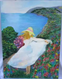 Painting by Catherine Lotz